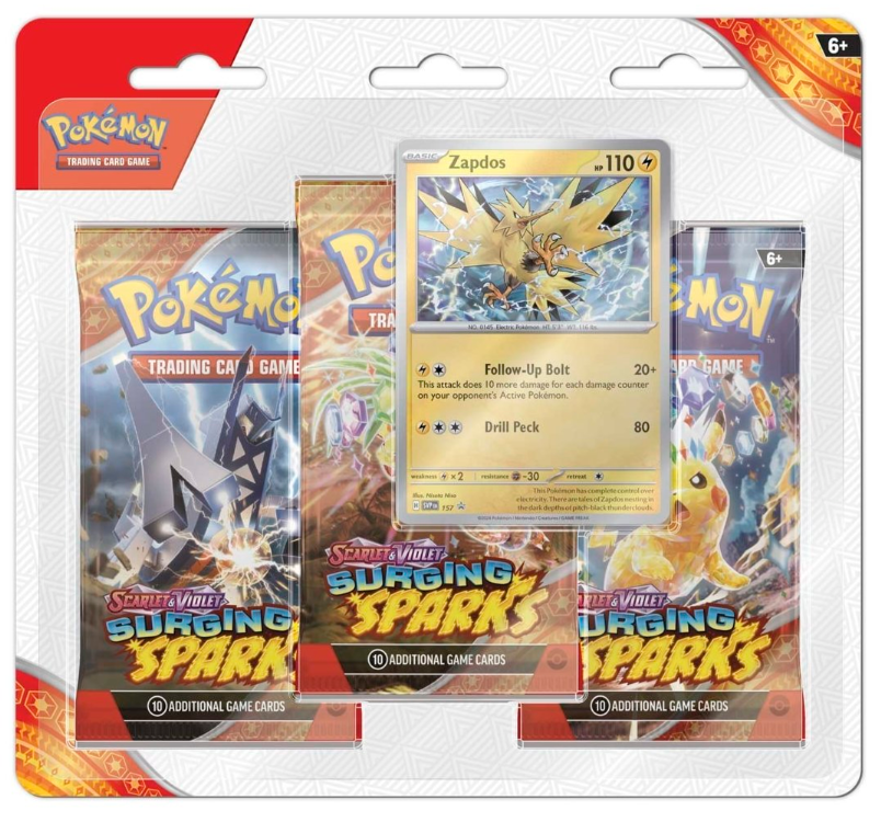1 Surging Sparks 3 Pack Blister Live Rip (3 Packs)