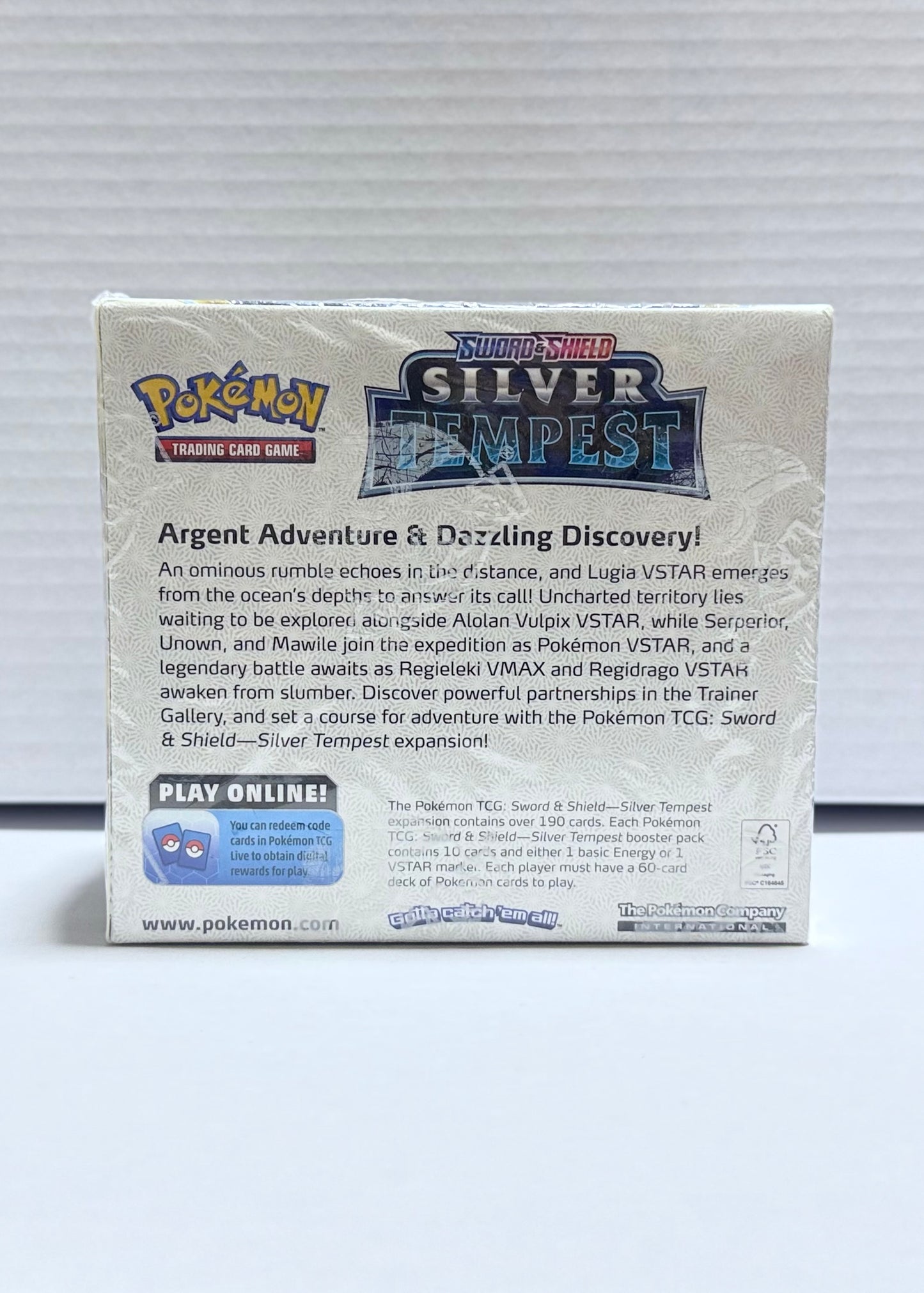 Silver Tempest Sealed Booster Box