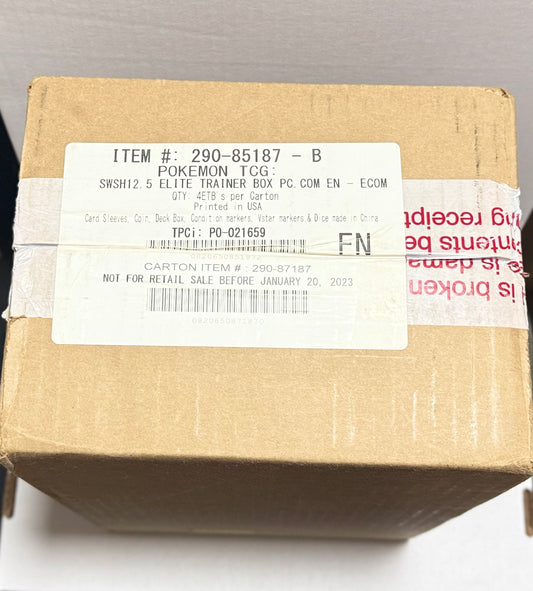 Crown Zenith Pokemon Center Elite Trainer Box Plus Case - Crown Zenith (CRZ)