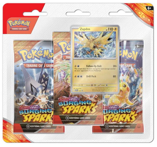 Surging Sparks 3 Pack Blister Live Opening